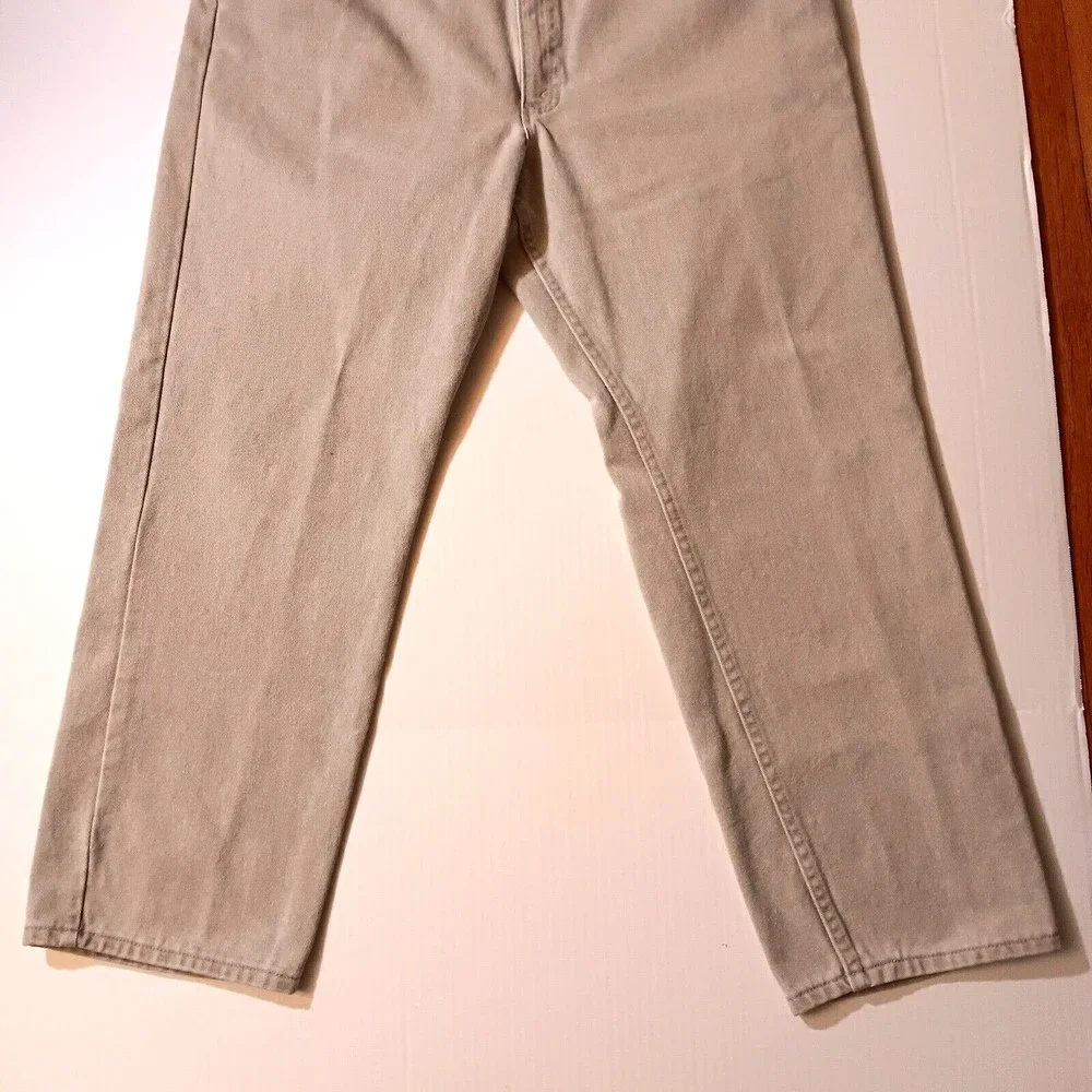 Arizona Jean Co. Relaxed Fit Jeans Light Beige Men's Size 40x30